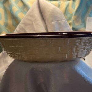 USA 1104 Ceramic Basket Design Dish
